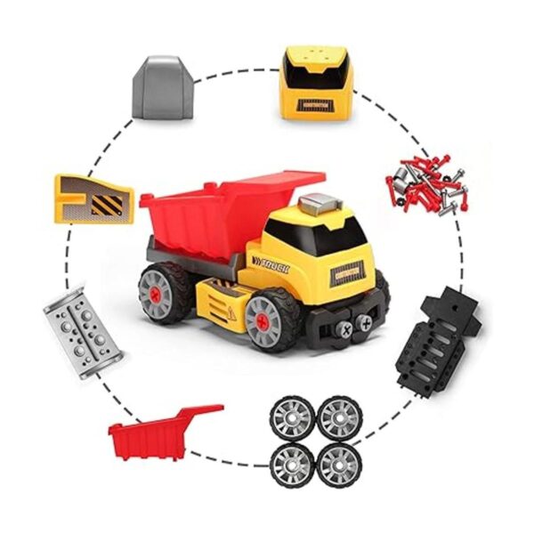 Juego de construcción de camiones desmontables 7 en 1_4