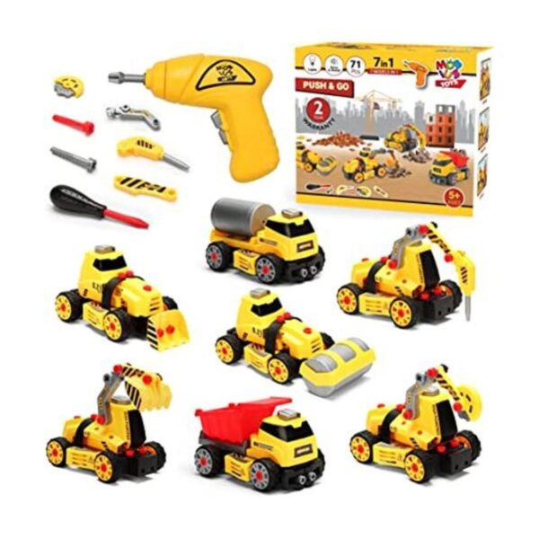 Juego de construcción de camiones desmontables 7 en 1_1