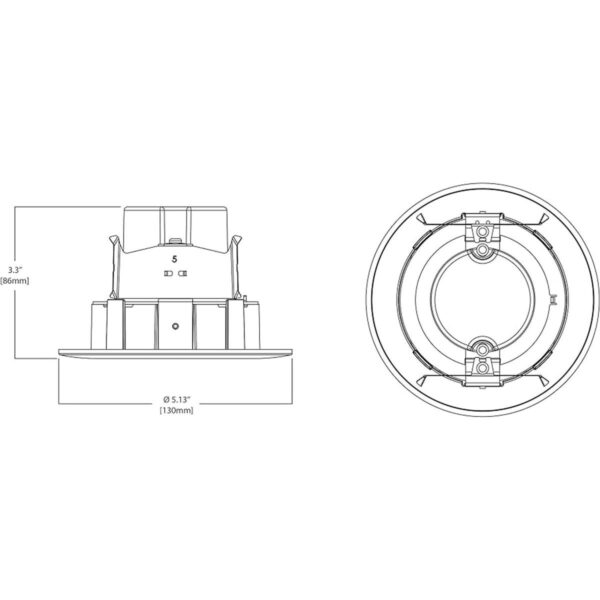 HALO RA406927WHR Ra Gimbal empotrado ajustable empotrable_3