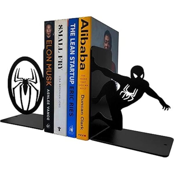 HeavenlyKraft Spiderman Sujetalibros de metal decorativo_2