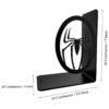 HeavenlyKraft Spiderman Sujetalibros de metal decorativo_5