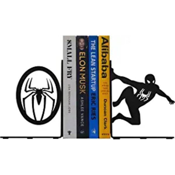 HeavenlyKraft Spiderman Sujetalibros de metal decorativo_1