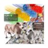 Juego de 7 figuras realistas de vacas Hereford para_2