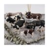 Juego de 7 figuras realistas de vacas Hereford para_5