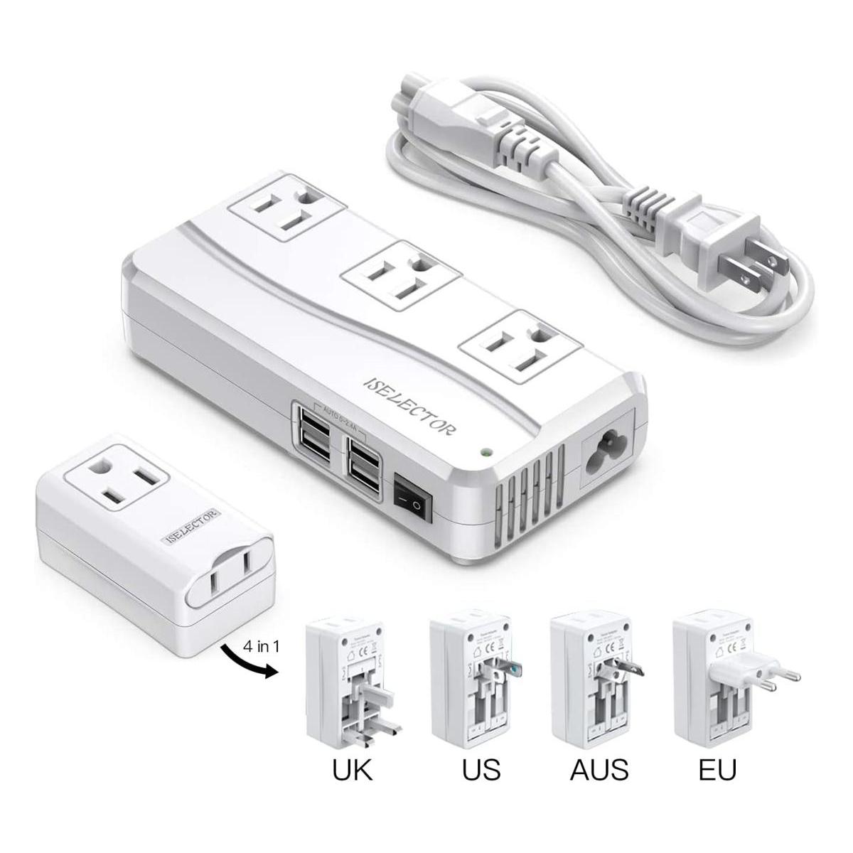 ISELECTOR Convertidor de corriente de 250 W convertidor