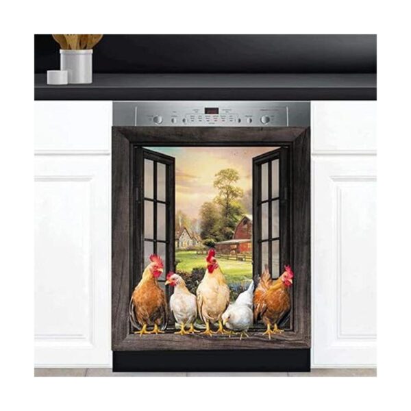 Cubierta magnética del lavaplatos del pollo de la