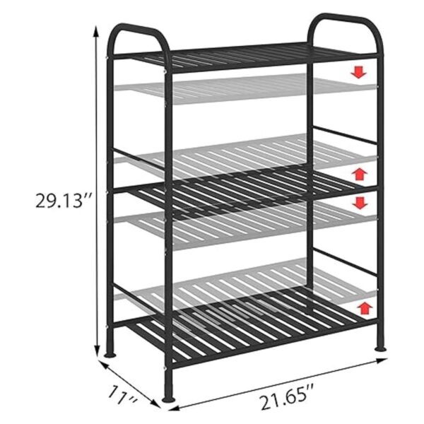 JSB Estantería ajustable de 3 niveles organizador de_3
