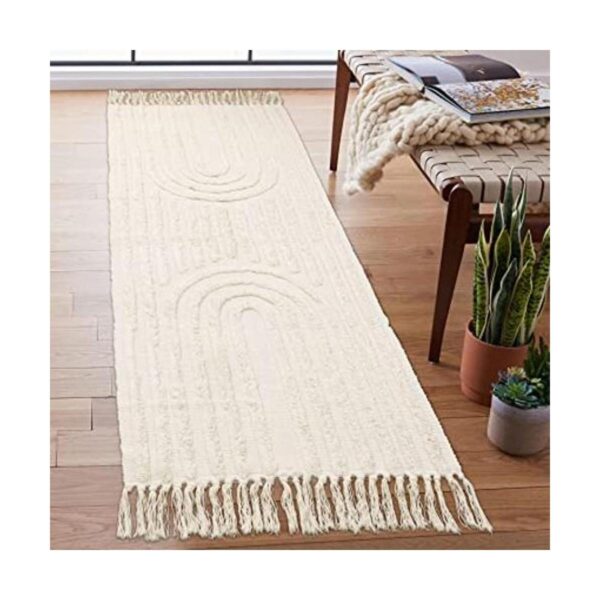 Lanffia Alfombra bohemia de pasillo de 2 x 6 pulgadas_1