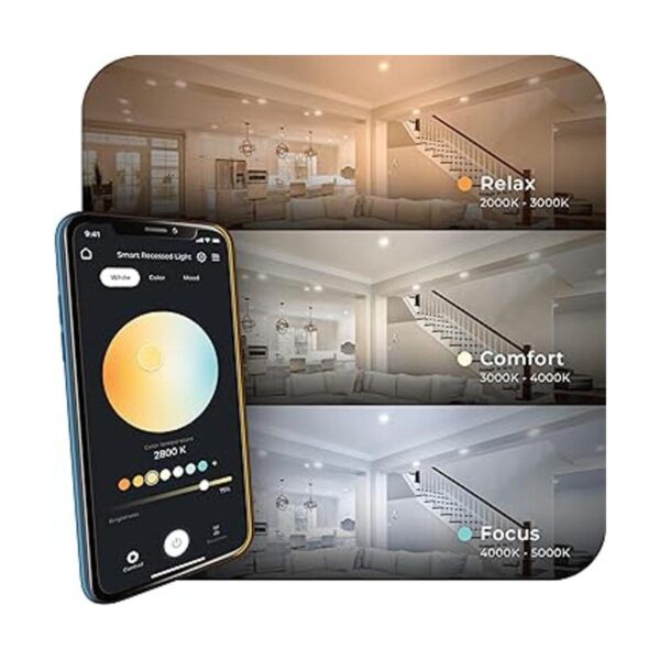 Globe Electric 50466 WiFi Smart 3 Ultra Slim LED