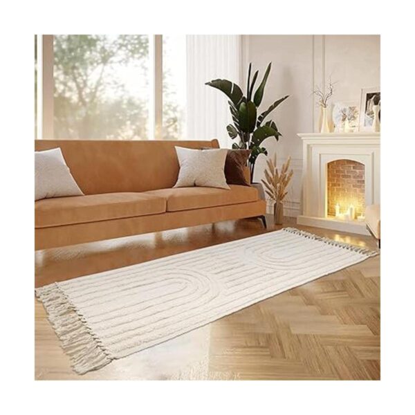 Lanffia Alfombra bohemia de pasillo de 2 x 6 pulgadas_6