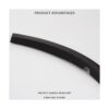 Dasbecan Moldura de moldura de arco de rueda delantera_3
