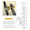 Kit completo de reparación modelo 600XL de 1 pulgada_3