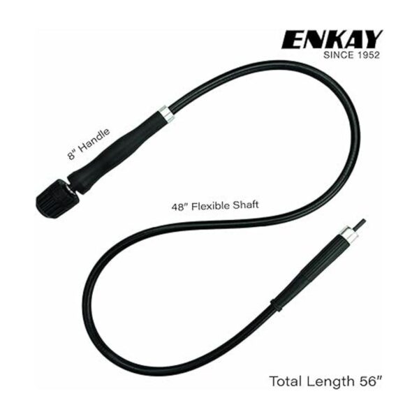 ENKAY Eje flexible resistente con portabrocas sin llave_2