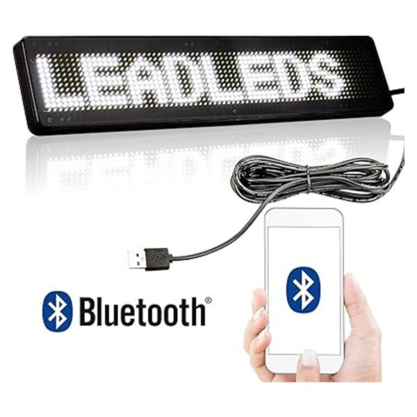 Leadleds Letrero de automóvil LED Bluetooth para móvil_2