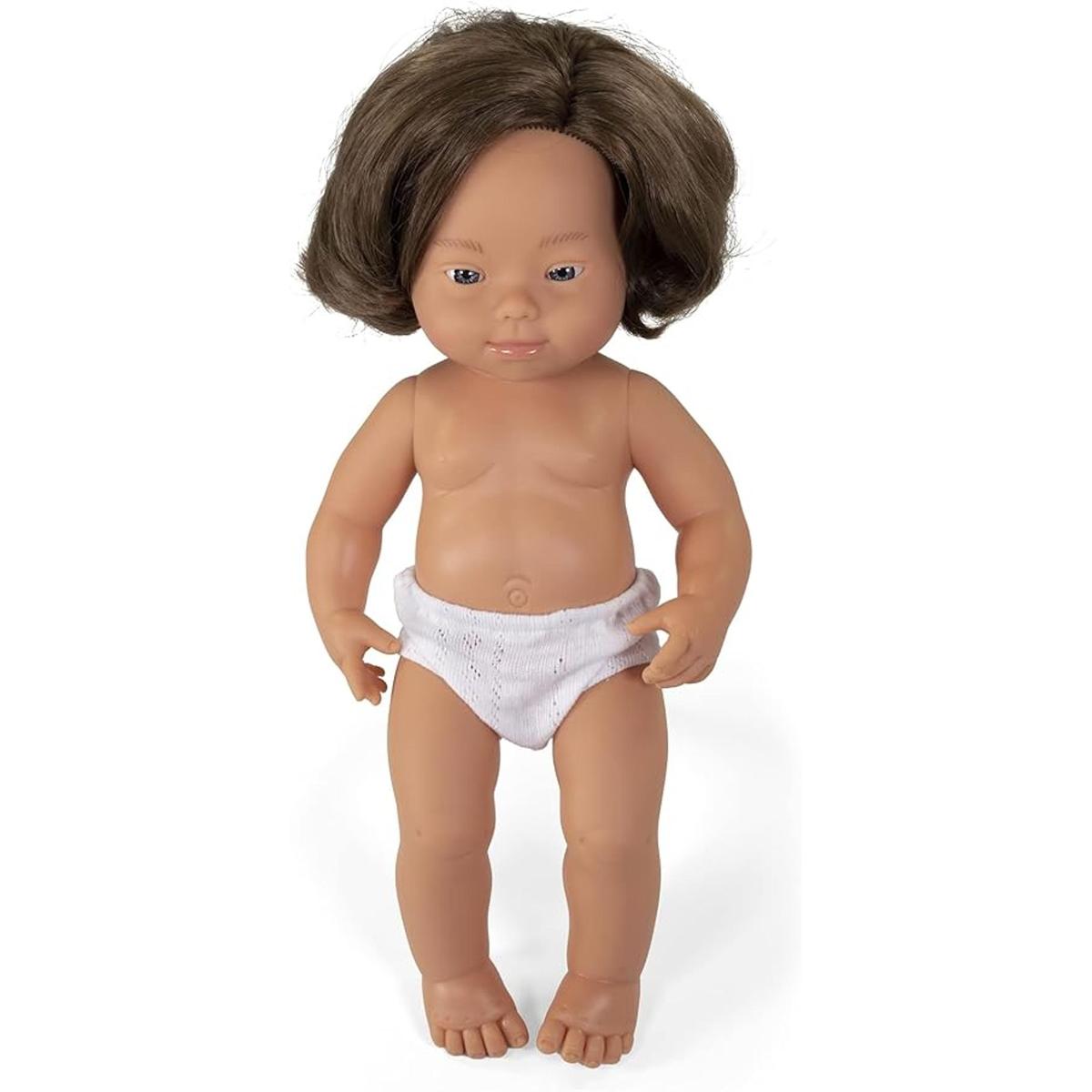 Miniland Muñeca de bebé educativa anatómicamente correcta
