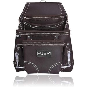 FUERI Bolsa de herramientas de cuero para carpinteros 10