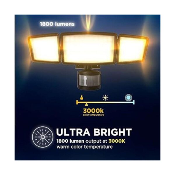 Home Zone Luces de inundación solares de seguridad Luz