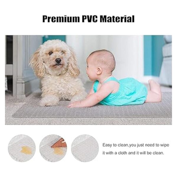 Kuyal Tapete para silla 48 x 36 pulgadas de PVC para la_2