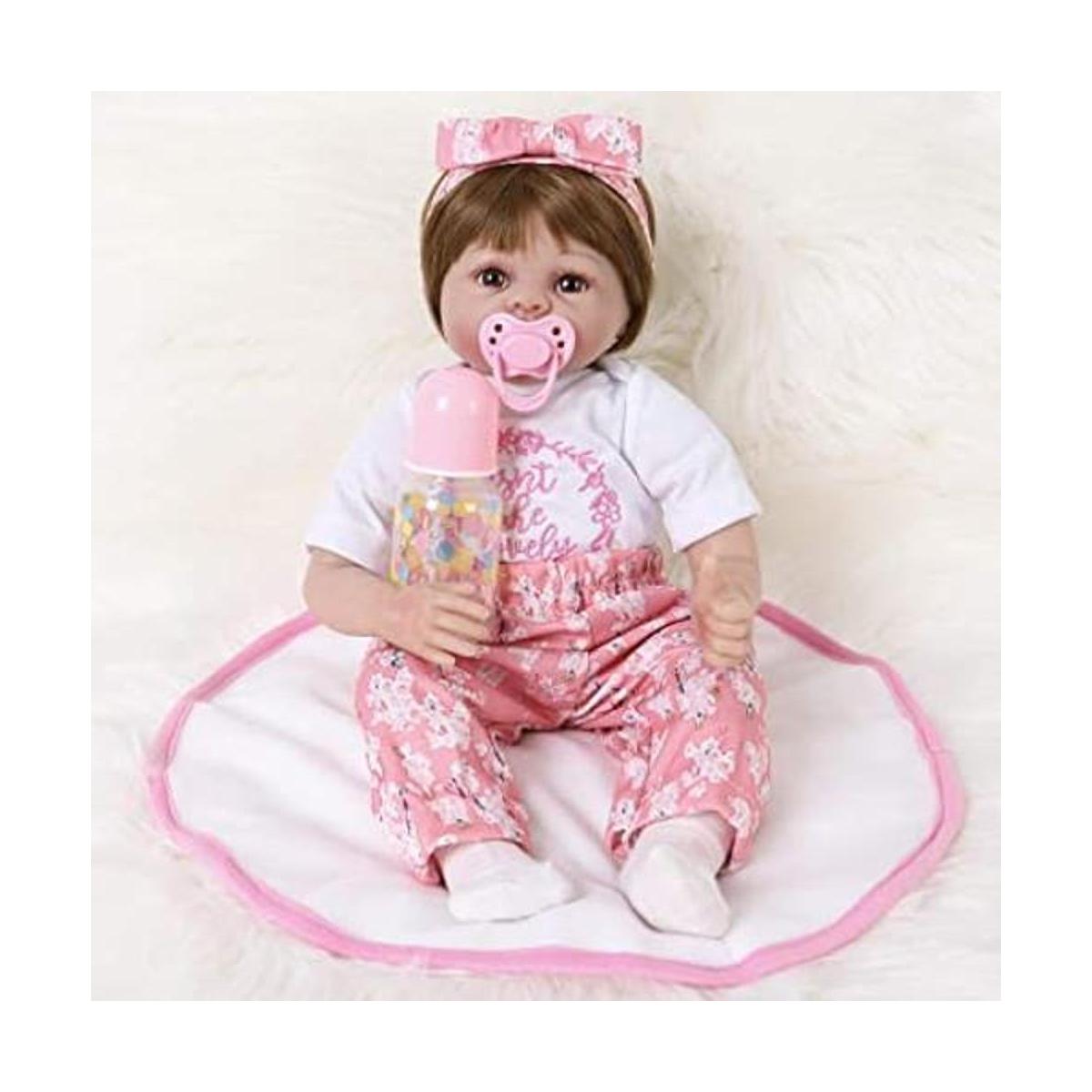 ENADOLL Muñeca de bebé Reborn de vinilo de silicona