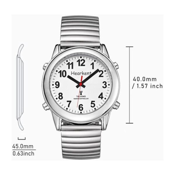 Hearkent Atomic American English Talking Watch habla de