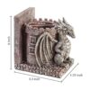 MyGift Sujetalibros decorativos de resina y soportes para_4