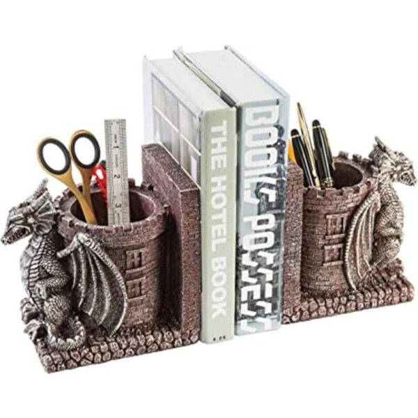 MyGift Sujetalibros decorativos de resina y soportes para_1