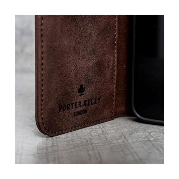 PORTER RILEY Funda de piel para iPhone 13 Mini 5.4_4