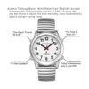 Hearkent Atomic American English Talking Watch habla de