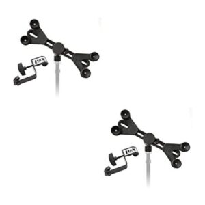 LyxPro 2 Pack Microphone Music Stand Mount Holder For_1