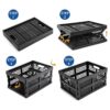 Eslite Cajas de almacenamiento plegables de plástico de 16