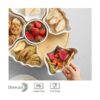 DOWAN Lazy Susan Bandeja de servir aperitivos de 12