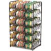 Organizador de latas apilable para despensa paquete de 2_5