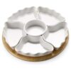 DOWAN Lazy Susan Bandeja de servir aperitivos de 12