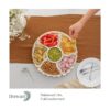 DOWAN Lazy Susan Bandeja de servir aperitivos de 12