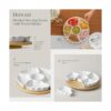 DOWAN Lazy Susan Bandeja de servir aperitivos de 12
