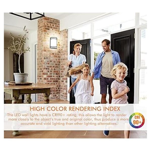 Aplique LED de pared para interiores de 3 colores