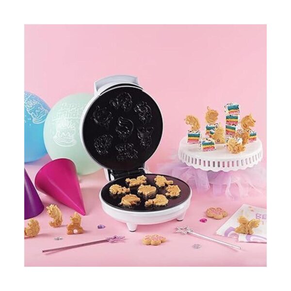 Mini máquina de gofres de unicornio crea 7 waffles_5
