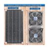 AntPay Kit de ventilador de panel solar ventilador dual_3