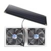 AntPay Kit de ventilador de panel solar ventilador dual_1
