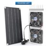 AntPay Kit de ventilador de panel solar ventilador dual_6