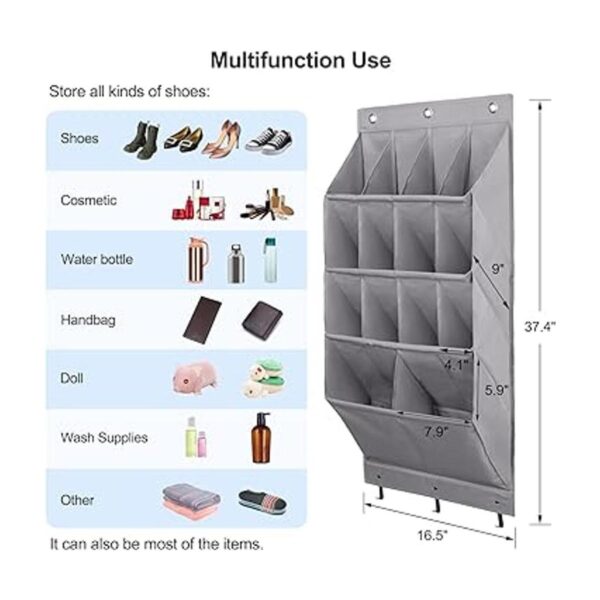 Fentec Organizador de zapatos para colgar sobre la puerta_3