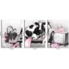 Kalormore Pink Glam Fashion Canvas Poster Elegante Vaca_5