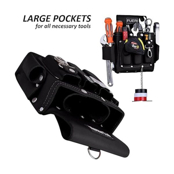 FUERI Kit profesional de 4 bolsillos para herramientas de