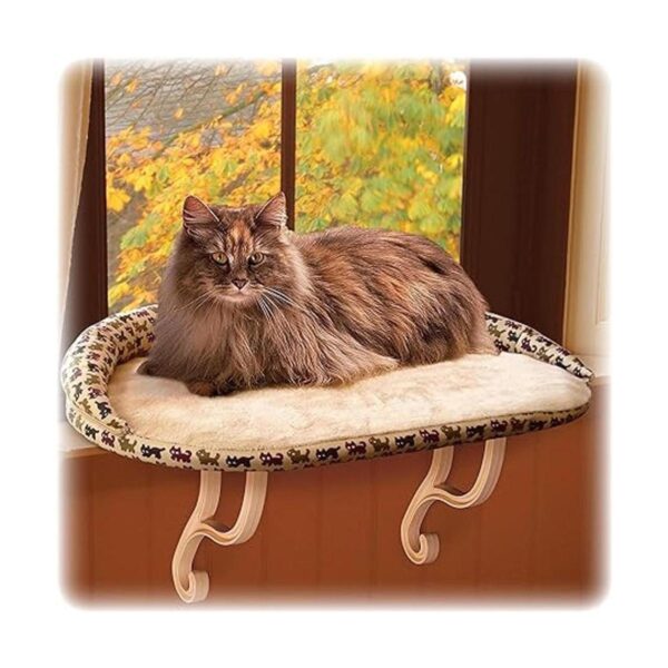 KH PET PRODUCTS Deluxe Bolster Kitty Sill Cat Window_1