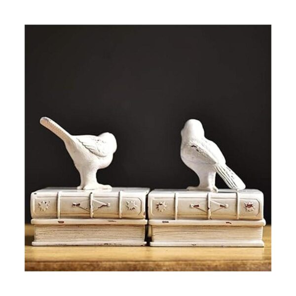 Juego de 2 sujetalibros decorativos para el hogar diseño_3