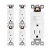 ENERLITES Interruptor de palanca combinado de un solo polo