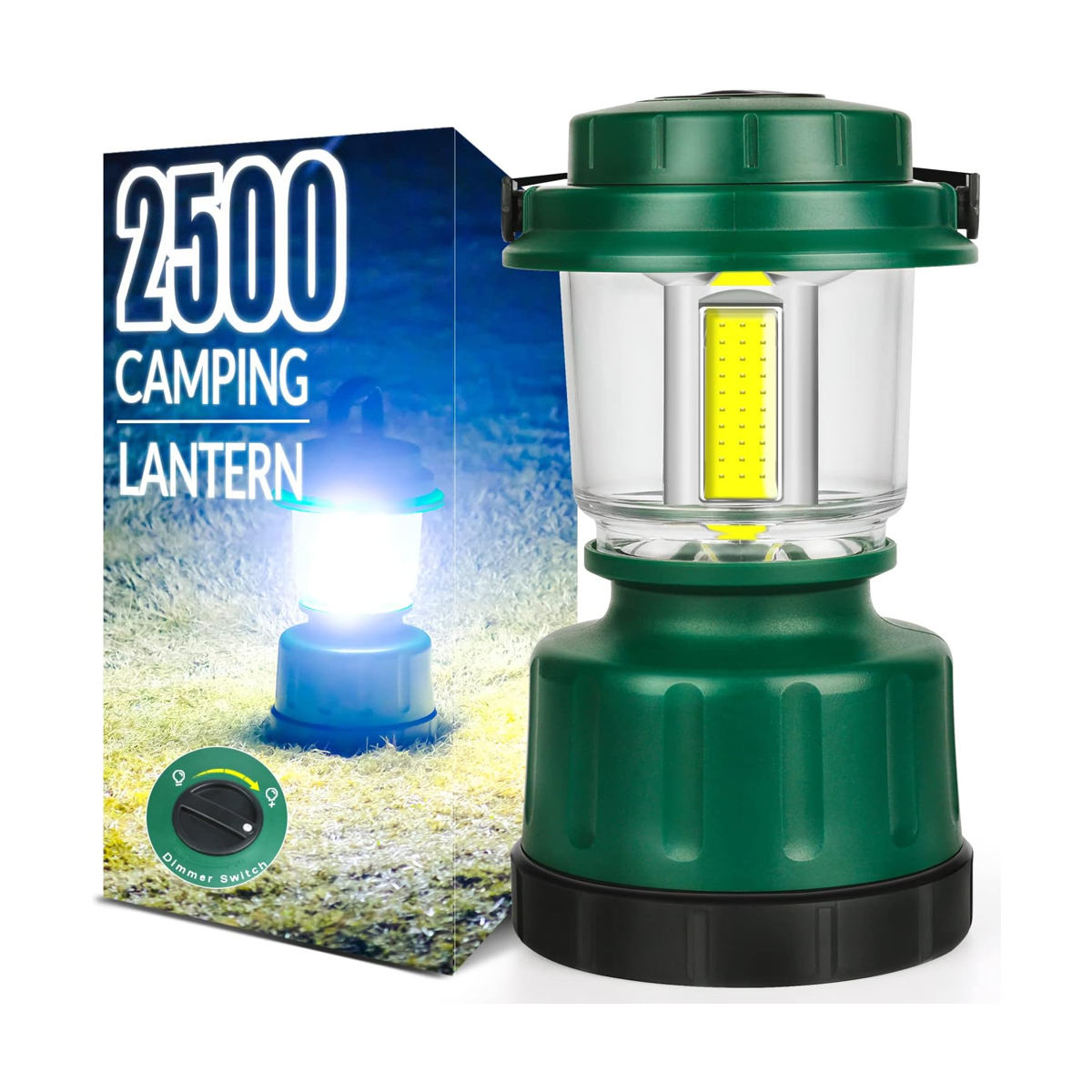 Linterna LED de camping linterna de batería COB 4D con
