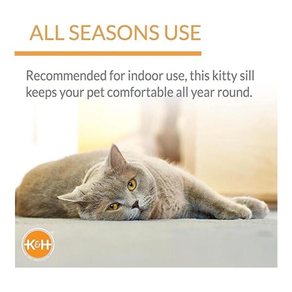 KH PET PRODUCTS Deluxe Bolster Kitty Sill Cat Window_5