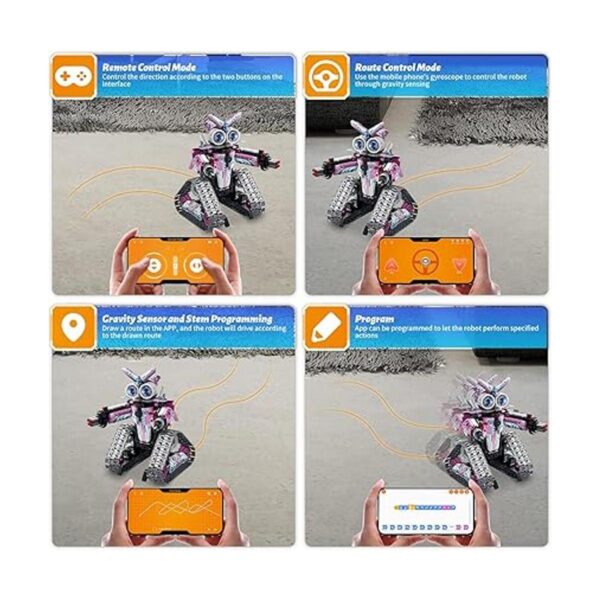 AmyBenton Kit de construcción de robot de control remoto_6