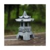 Lovely Ran Estatua solar de dos capas de farol de pagoda_2